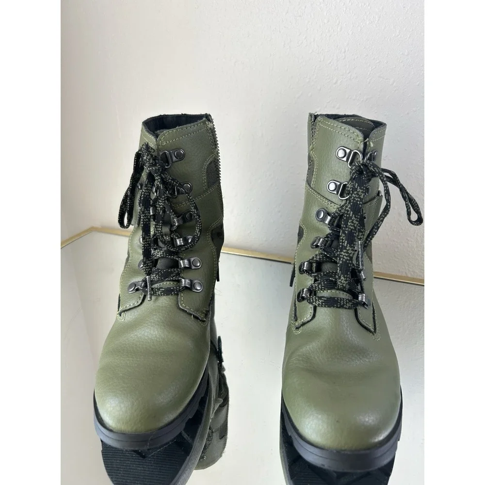 Sorel Emelie Conquest Boots‎ Green Camo Size 5